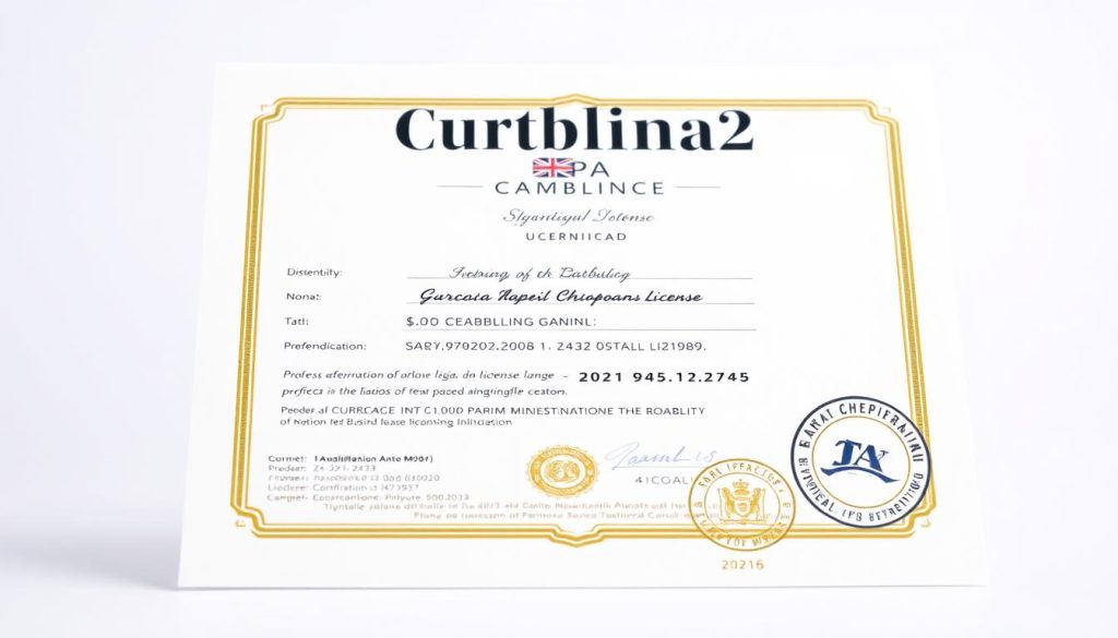 ใบอนุญาต Curacao