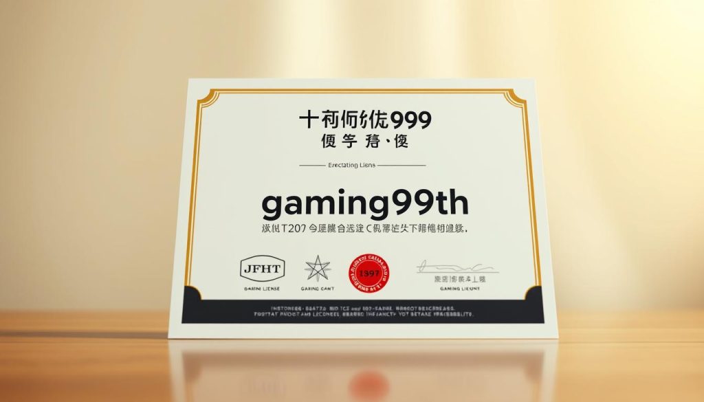 ใบอนุญาตคาสิโน gaming99th